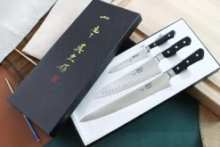 Coffret de 3 couteaux japonais MAC Professional office + chef + pain