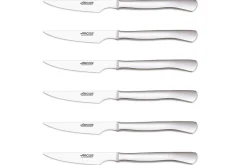 Coffret de 6 couteaux à steak Arcos acier inox monobloc lames lisses