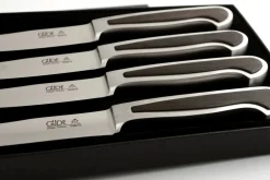 Coffret de 4 couteaux à steak Güde Delta 4-D380/12 en acier forgé lame 12cm