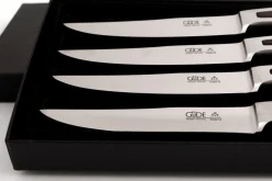 Coffret de 4 couteaux à steak Güde Delta 4-D380/12 en acier forgé lame 12cm