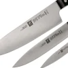 Coffret de 3 couteaux Zwilling Gourmet : chef + trancheur + office
