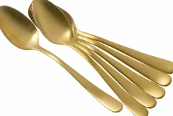 Coffret de 6 cuillères à moka Amefa Austin inox revêtement coloré