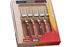 Coffret de 6 fourchettes Tramontina Jumbo coloris rouge
