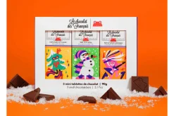 Coffret de 3 tablettines bio Le Chocolat des français - 90g