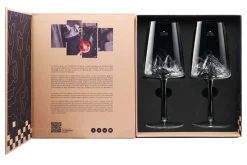 Coffret de 2 verres à vin Alaskan Maker Topographic Tre Cime di Lavaredo & Tofane