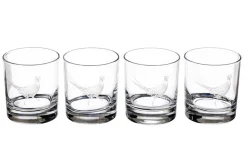 Coffret de 4 verres à whisky Selbrae House - Motif faisan