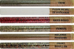 Coffret d'épices Le Monde en Tube Poissons et Crustacés 6 saveurs