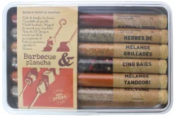 Coffret d'épices Le Monde en Tube Barbecue et Plancha 6 saveurs