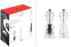 Coffret duo moulin à sel et poivre Peugeot Nancy en acrylique