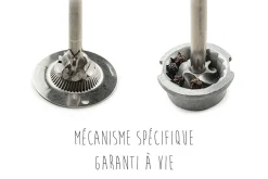 Coffret duo moulin à sel et poivre Peugeot Tahiti en bois noir + blanc