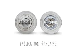 Coffret duo moulin à sel et poivre Peugeot Oslo en acrylique et inox 14cm