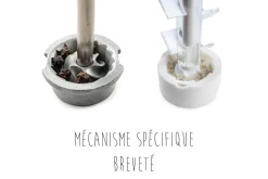 Coffret duo moulin à sel et poivre Peugeot Oslo en acrylique et inox 14cm