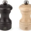 Coffret duo moulin à sel et poivre Peugeot Bistro en bois chocolat + naturel 10cm