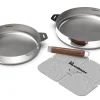 Coffret duo poêles Cookut La Merveilleuse en inox finition miroir