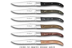 Coffret élégant de 6 couteaux à steak Lou Laguiole