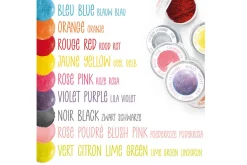 Coffret 9 mini colorants artificiels en poudre Scrapcooking 15,8g