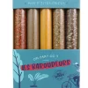 Coffret 5 mini tubes d'épices Le Monde en Tube Mes p'tites épices Les baroudeurs