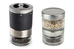 Coffret moulin à poivre Peugeot Maestro U'Select avec 3 réservoirs
