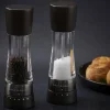 Coffret moulins sel et poivre Cole & Mason Derwent hêtre noir 19cm