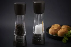 Coffret moulins sel et poivre Cole & Mason Derwent hêtre noir 19cm