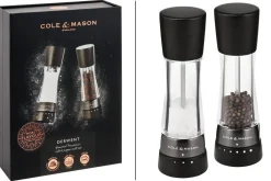 Coffret moulins sel et poivre Cole & Mason Derwent hêtre noir 19cm
