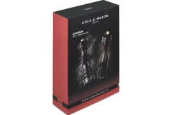 Coffret moulins sel et poivre Cole & Mason London chocolat 22cm