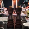 Coffret moulins sel et poivre Cole & Mason London chocolat 18cm
