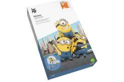 Coffret repas enfants WMF Les Minions acier inox 18/10 et porcelaine