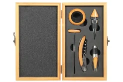 Coffret sommelier Pradel Excellence 5 pièces bambou