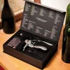 Coffret tire bouchon L'Atelier du vin Oeno Box Sommelier métal chromé
