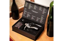 Coffret tire bouchon L'Atelier du vin Oeno Box Sommelier métal chromé