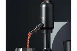 Coffret tire-bouchon électrique et accessoires pour le vin Cheer Moda Matrix - Noir & Bronze