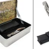 Coffret tire bouchon Pulltex + étui + boite de rangement Toledo bois de chêne