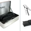 Coffret tire bouchon Pulltex + étui + boite de rangement Chrome