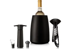 Coffret Vin Elégant Vacu Vin 5 accessoires
