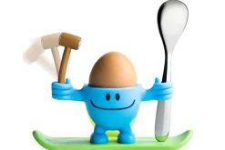 Coquetier enfant WMF McEgg bleu avec cuillère