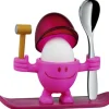 Coquetier enfant WMF McEgg rose avec cuillère