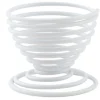 Coquetier spirale Point-Virgule Wire blanc