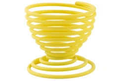 Coquetier spirale Point-Virgule Wire jaune