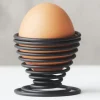 Coquetier spirale Point-Virgule Wire noir