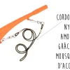 Corne d'appel Elless ABS orange fluo 25cm