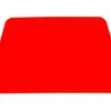 Corne à pâtisserie trapèze en polypropylène rouge 13,5x10cm