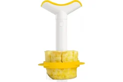 Coupe-ananas Vacu Vin 4863260 en polymère blanc