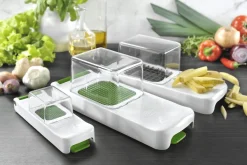 Coupe-légumes ALLIGATOR découpe 5mm + bac receveur