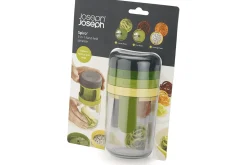Coupe légumes spirale 3 en 1 Joseph Joseph Spiro en acier inoxydable et polymère