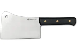 Couperet de boucher professionnel Ambrogio Sanelli Supra riveté noir