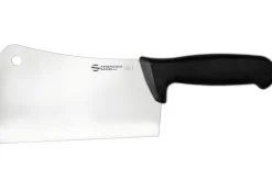 Couperet de boucher professionnel Ambrogio Sanelli Supra noir