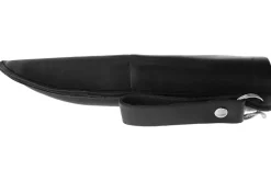 Couteau Arctic Legend Bear Knife AL880 artisanal lame 14,5cm manche en bois teinté + étui en cuir
