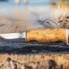 Couteau Arctic Legend Hunter's Knife artisanal AL941 lame 9cm manche en bouleau + étui en cuir