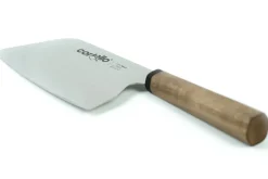 Couteau artisanal spécial 18cm Ambrogio Sanelli Cortello manche en noyer massif